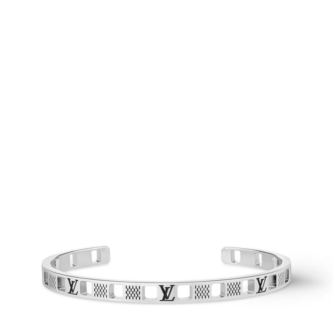 Damier Staples Cut Out Cuff S00 - Men - Fashion Jewelry | LOUIS